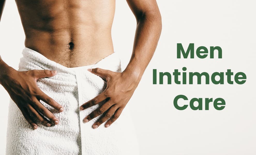 Men’s intimate wash, Gentle hygiene care for men, Gentle hygiene wash for men, Natural men’s intimate care product, Daily intimate hygiene solution for men