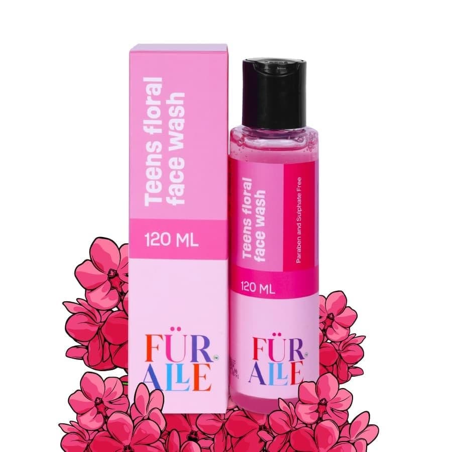 Teens Floral Face Wash