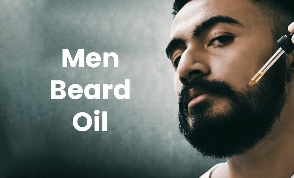 Men’s grooming beard oil, Natural beard oil, Natural beard oil for men’s grooming, Applying beard oil to groomed beard