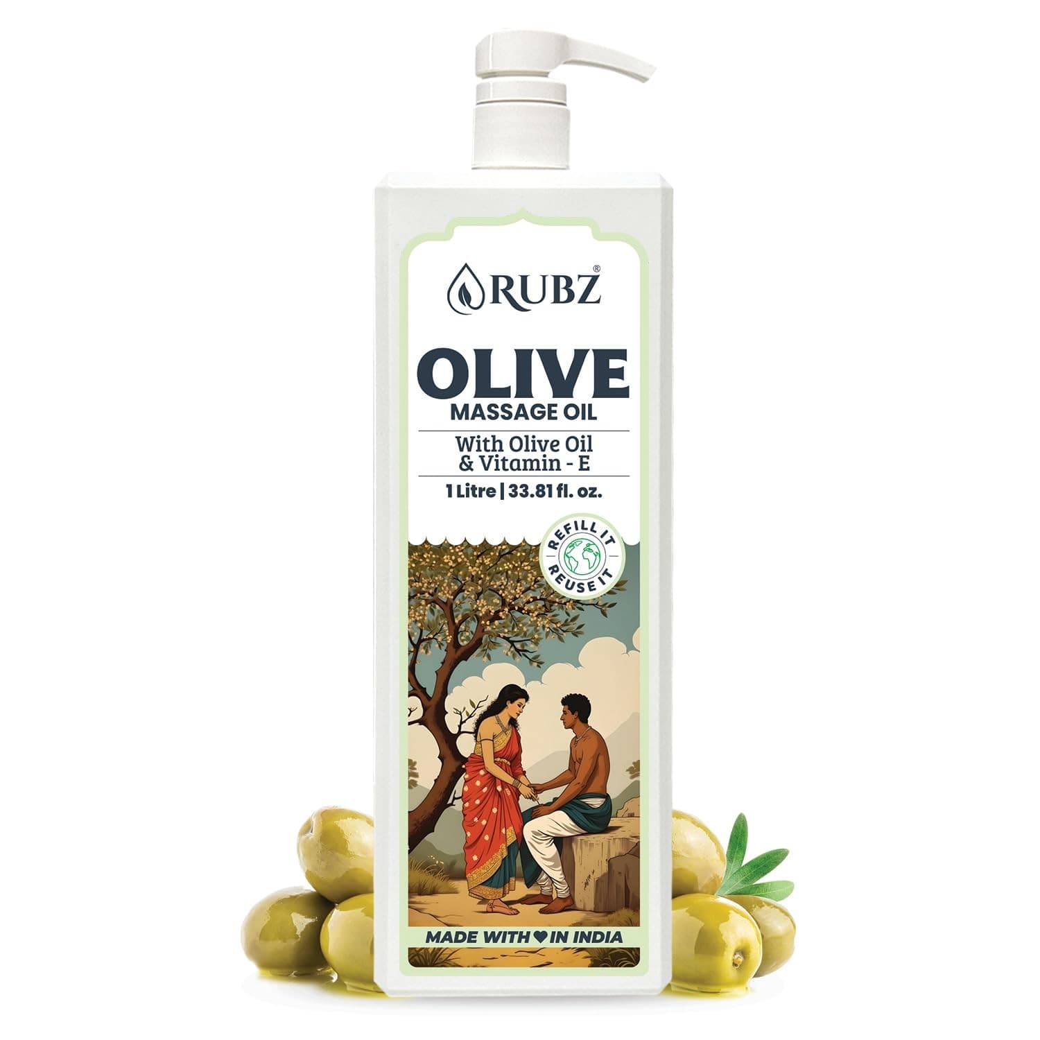 Rubz Olive Massage Oil