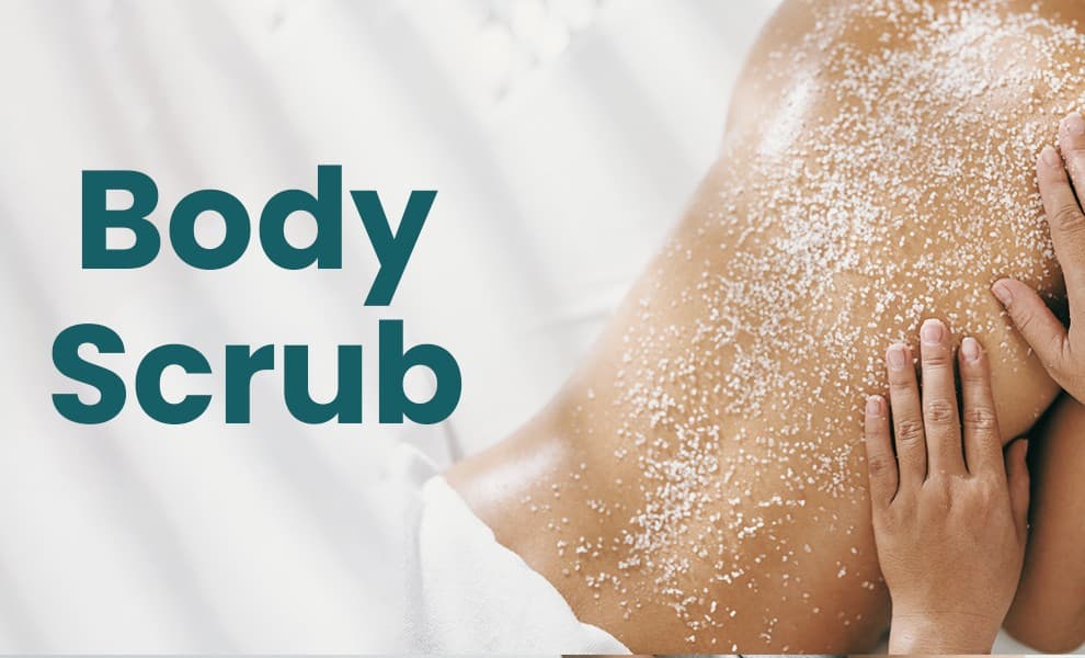 Body scrub jar, Exfoliating body scrub, Natural body scrub, Skin polishing scrub, Gentle exfoliant for body