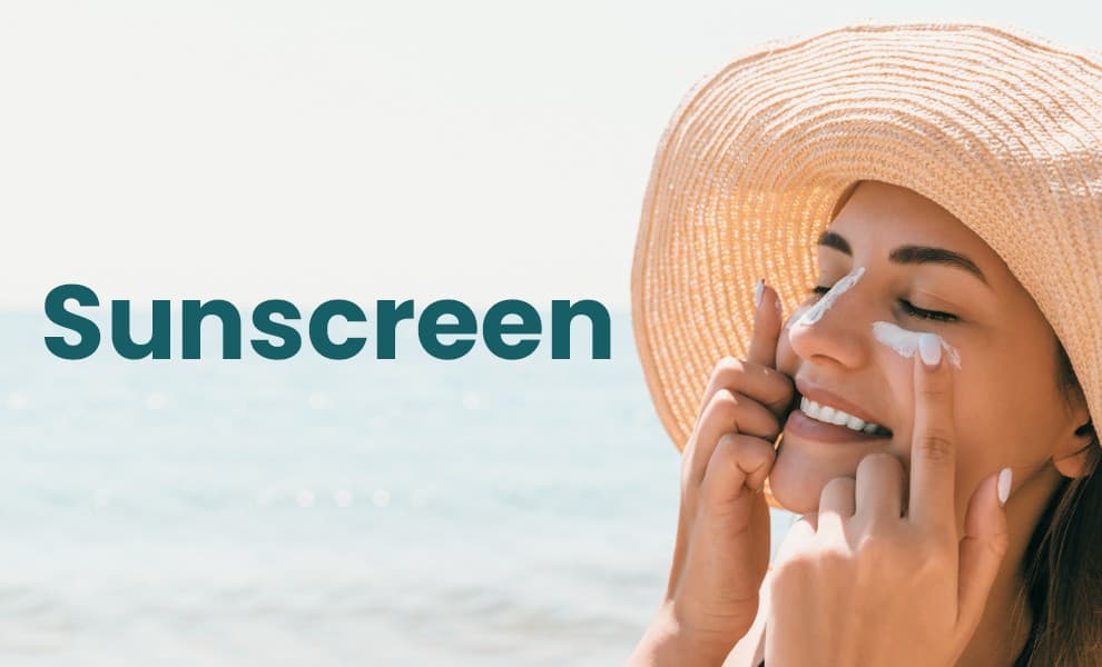 Sunscreen, Sun protection cream, SPF sunscreen, Face sunscreen, Lightweight sun protection, Moisturizing sunscreen